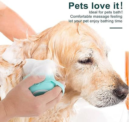 Pet Dog Bath Brush 2-in-1 Pet SPA Massage Comb