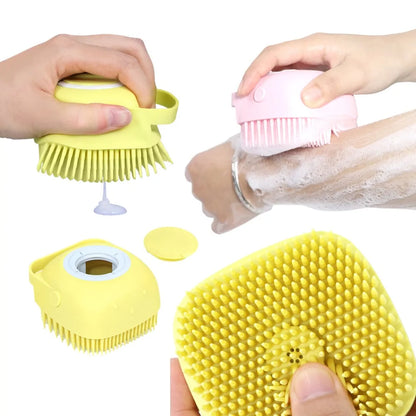 Pet Dog Bath Brush 2-in-1 Pet SPA Massage Comb